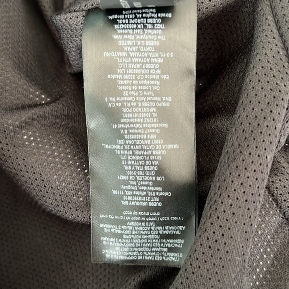 GUESS Men’s Black Windbreaker Rain Jacket with Hood Size L - Picture 7 of 12